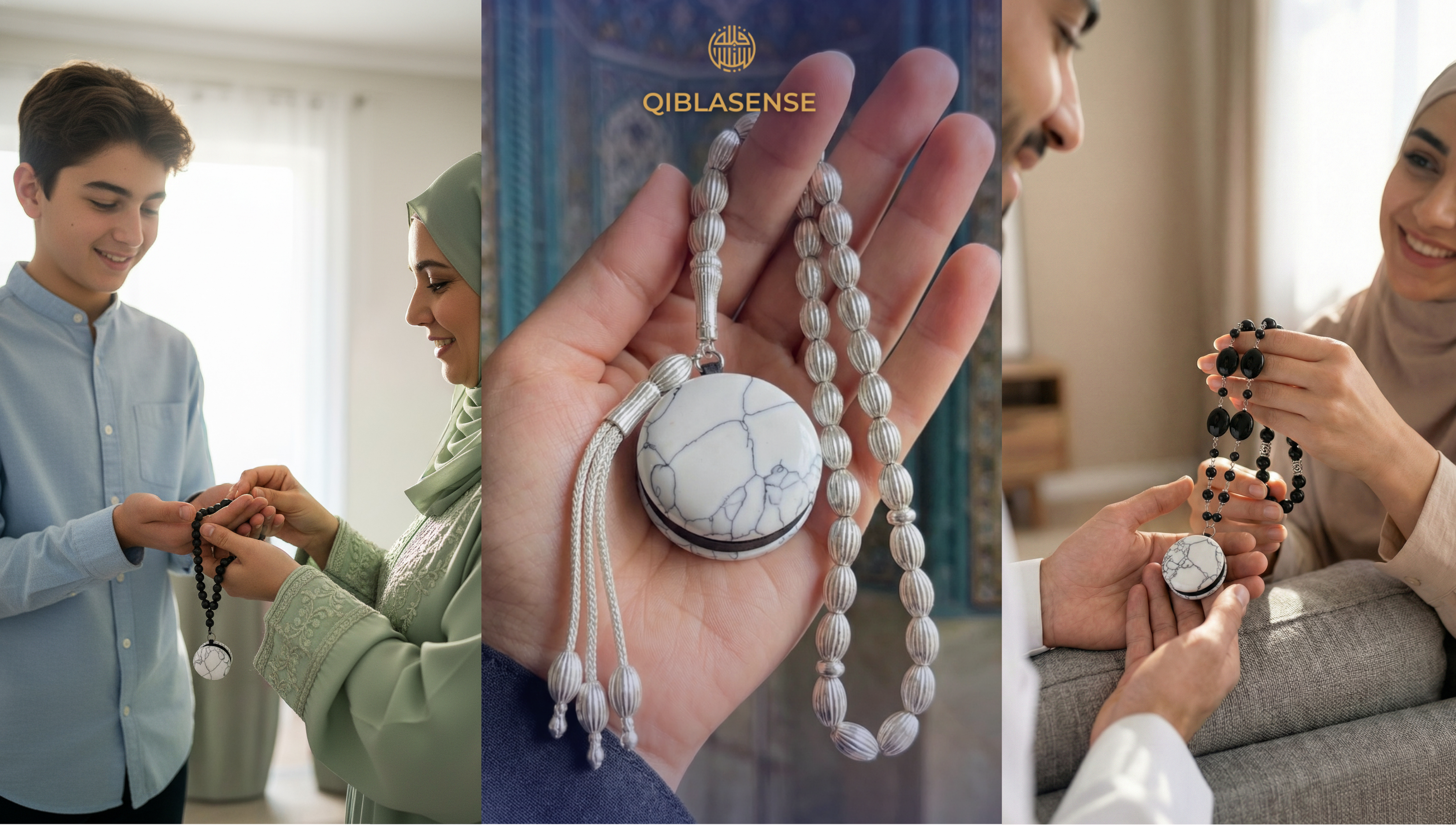 Smart Jewellery Qibla Compass Muslim Gift for Eid